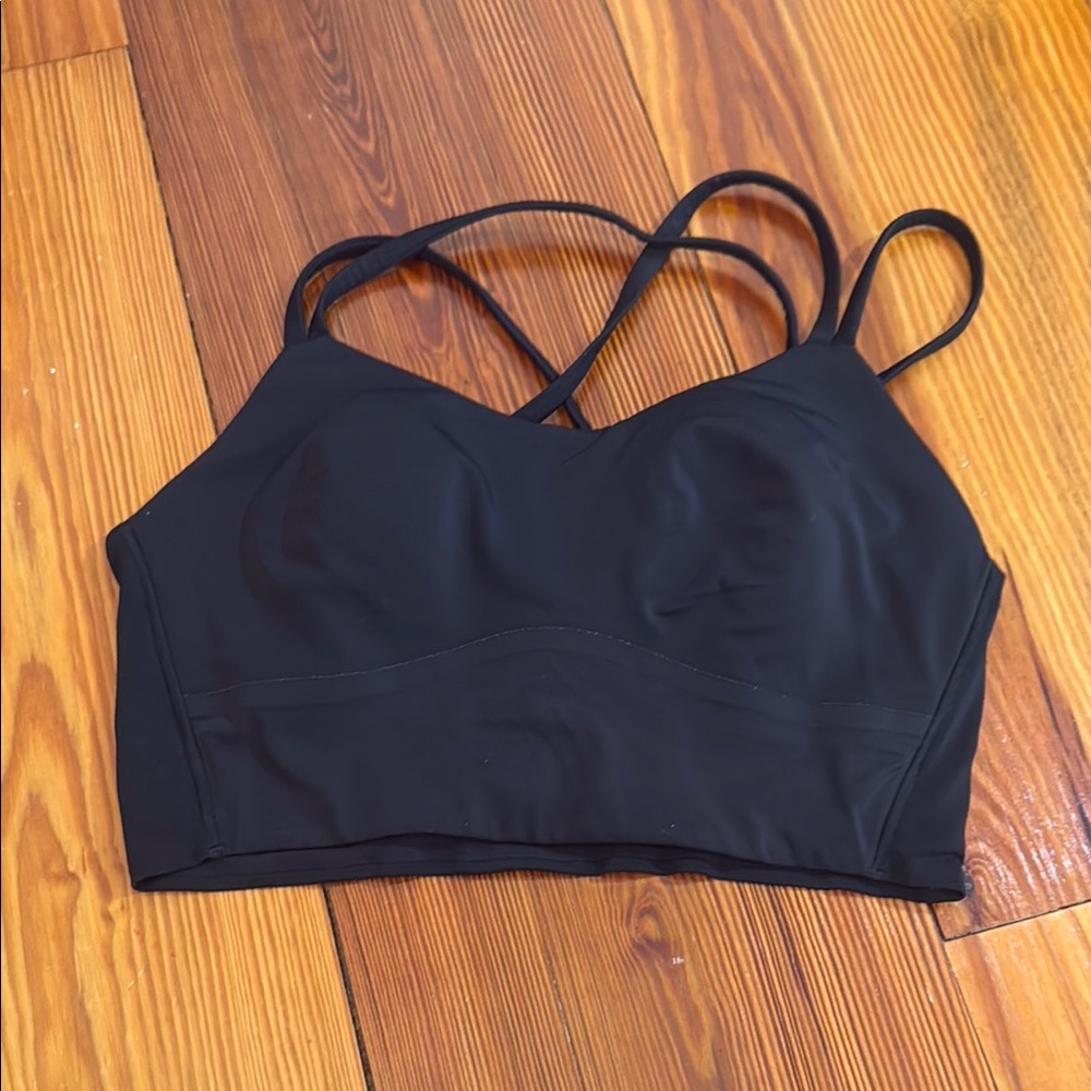 Lululemon Black Strappy Sports Bra